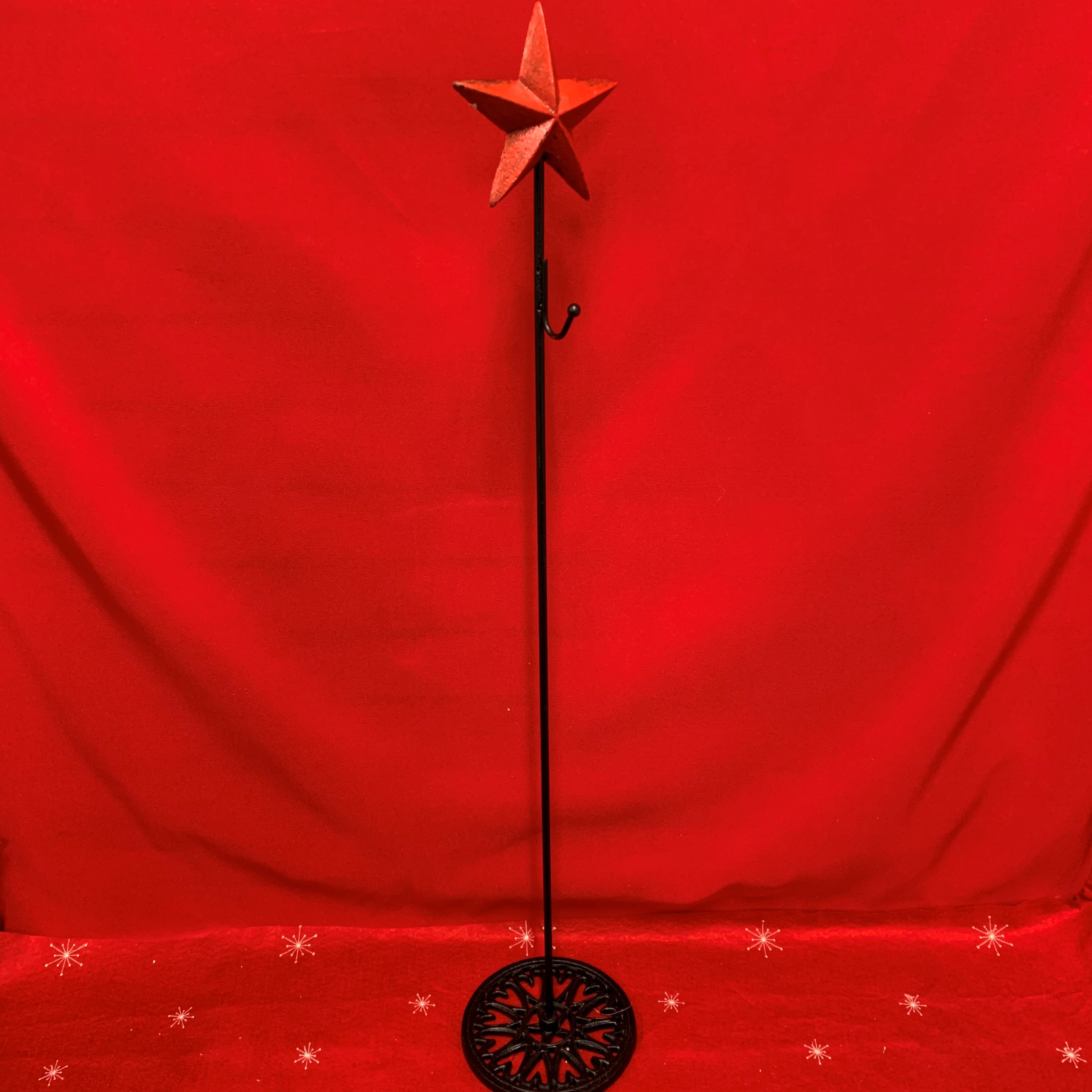 WREATH HOLDER IRON STAR 